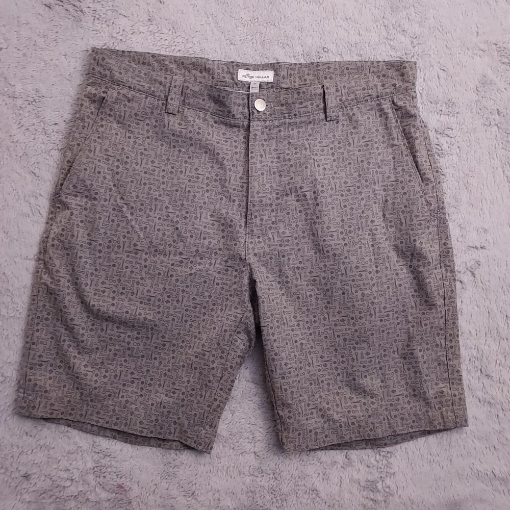 Peter Millar Shorts Mens 34 Shackelford Bottle Opener Novelty Print Performance